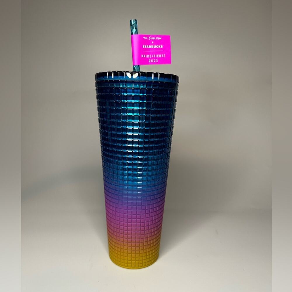 Starbucks Pride 2023 Cold Cup Rainbow Tumbler Tim Singleton